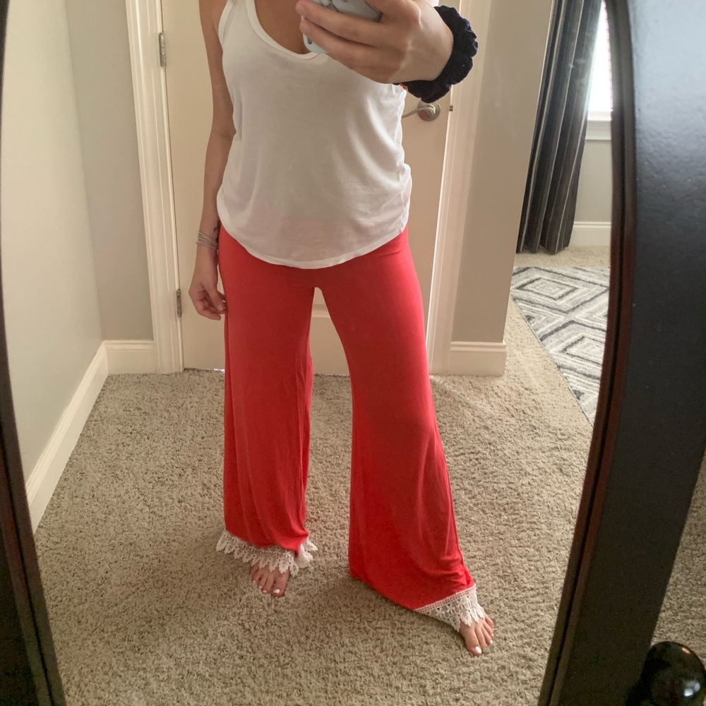 Flared soft pants - Picture 6 of 7